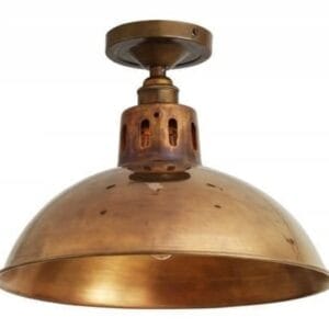 Paris Industrial Brass 30cm Ceiling Light Uncategorized Fisherman's Lights UK