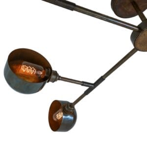 Santa Anita Industrial Flush Eight-Arm Chandelier Uncategorized Fisherman's Lights UK