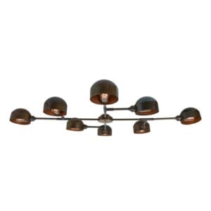 Santa Anita Industrial Flush Eight-Arm Chandelier Uncategorized Fisherman's Lights UK