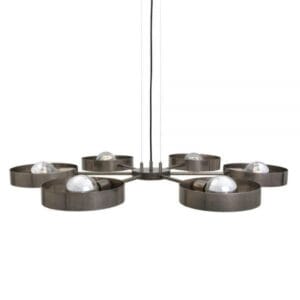 Fossa Contemporary 6 Light Chandelier Uncategorized Fisherman's Lights UK