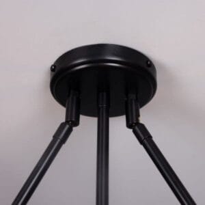 Eclipse Multicoloured Holophane Glass Dish Chandelier Uncategorized Fisherman's Lights UK