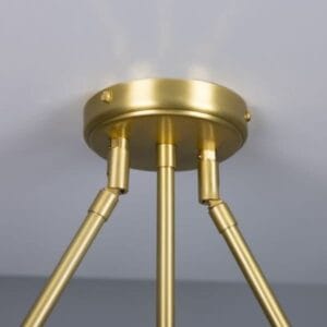 Eclipse Multicoloured Holophane Glass Dish Chandelier Uncategorized Fisherman's Lights UK