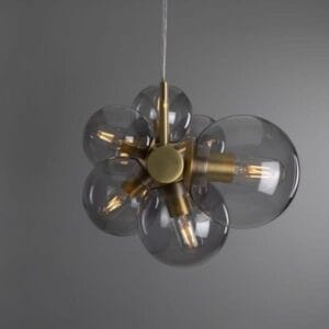 Moriarty Linear Island Pendant Light, Nine-Light Uncategorized Fisherman's Lights UK