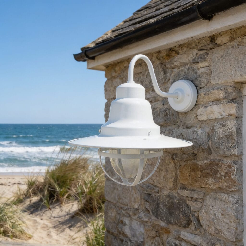 white quayside outdoor light white quayside outdoor light
