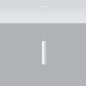 Lagos Farmhouse Cylinder Pendant – White, Single