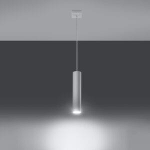 Lagos Farmhouse Cylinder Pendant – White, Single