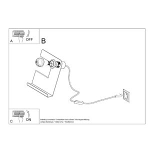 Incline Desk Lamp - Black