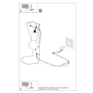 Arby Desk Lamp - Black