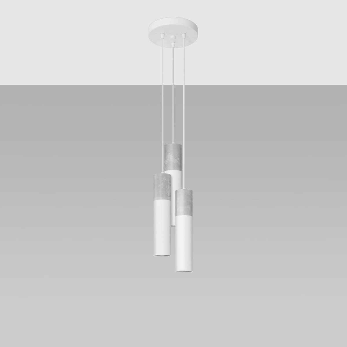Borgio Coastal Bell Pendant – White, Three Light Cluster Borgio Coastal Bell Pendant – White, Three Light Cluster