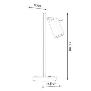 Ring Desk Lamp - White