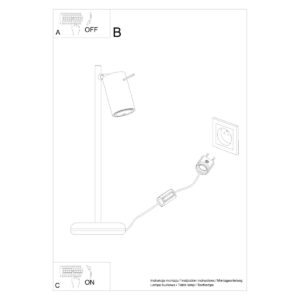 Ring Desk Lamp - White