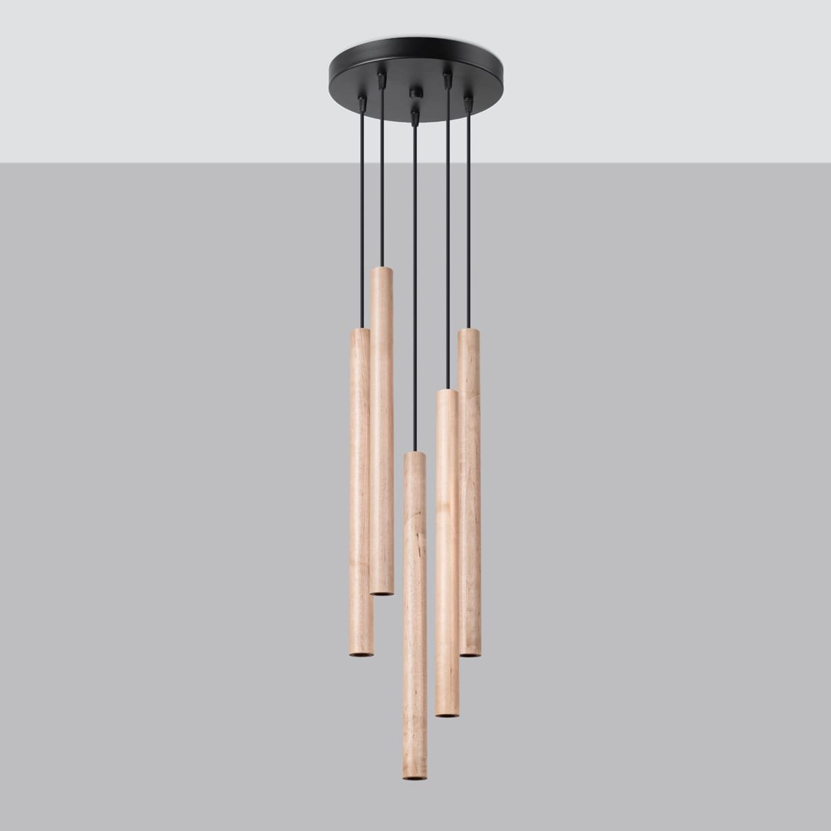 Pastelo Cottage Wood Cylinder Pendant – Five Light Cluster k.jpg