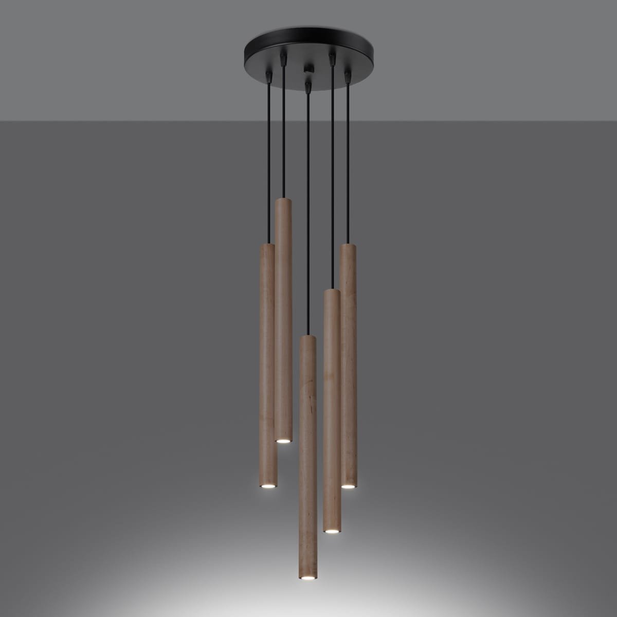 Pastelo Cottage Wood Cylinder Pendant – Five Light Cluster k.jpg