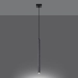 Pastelo Coastal Concrete Cylinder Pendant – Single