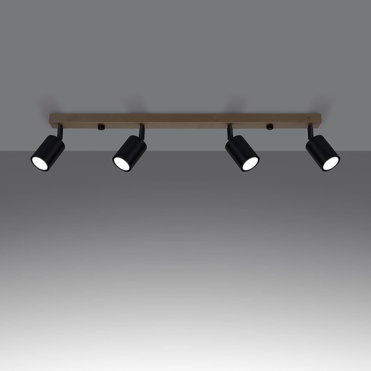 Verdo Farmhouse Oak Bar Spotlight – Black, 4 Light k.jpg