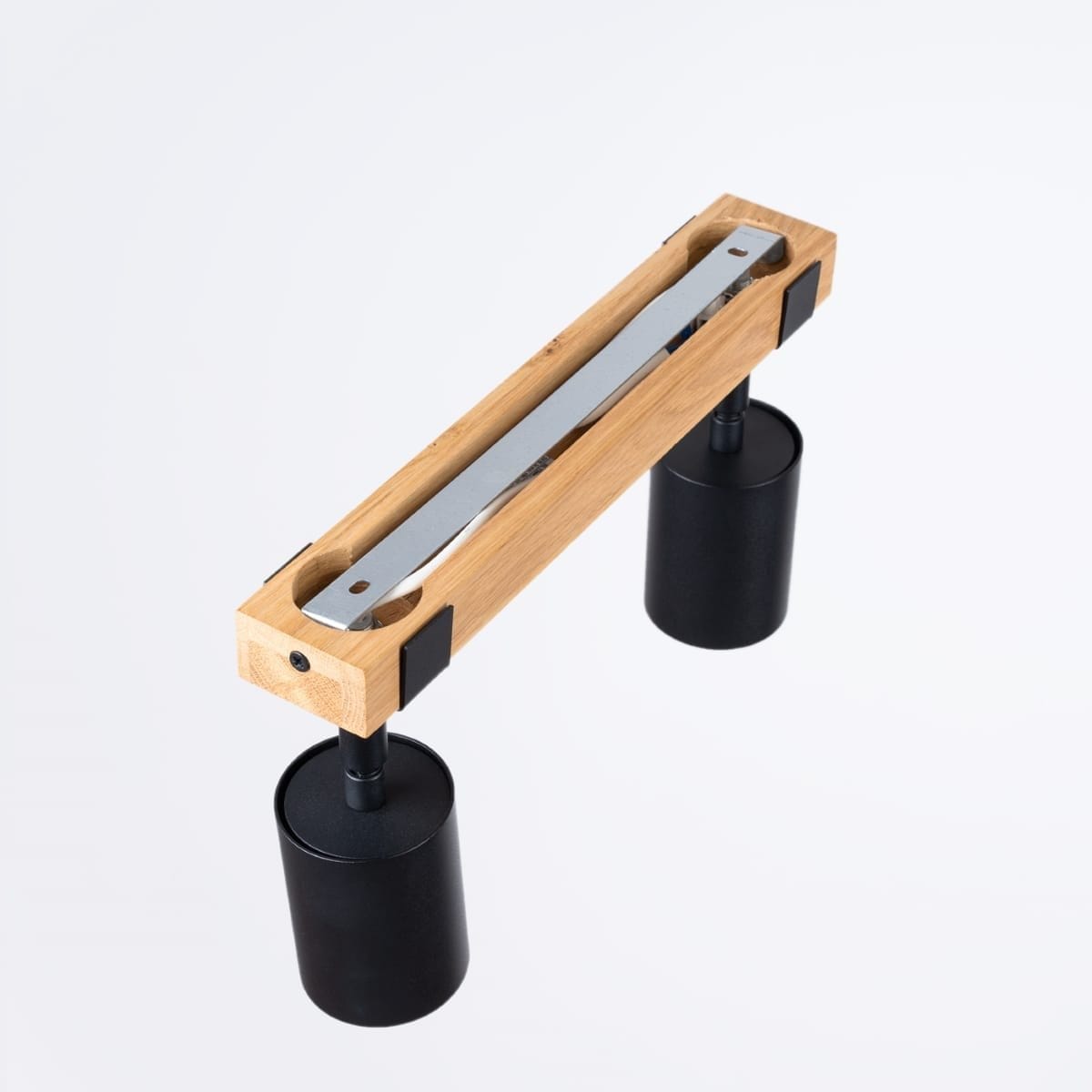 Fager Farmhouse Oak Bar Spotlight – Black, 2 Light Fager Farmhouse Oak Bar Spotlight – Black, 2 Light