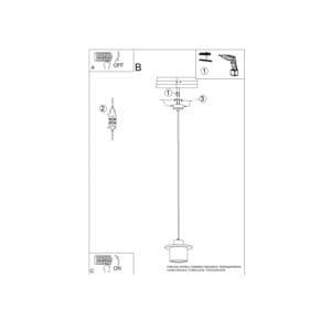Mab Coastal Concrete & Wood Pendant