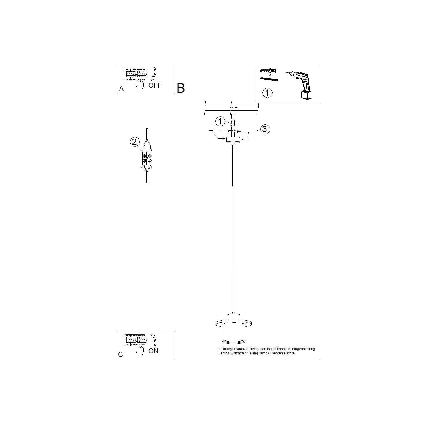 Mab Coastal Concrete & Wood Pendant Mab Coastal Concrete & Wood Pendant