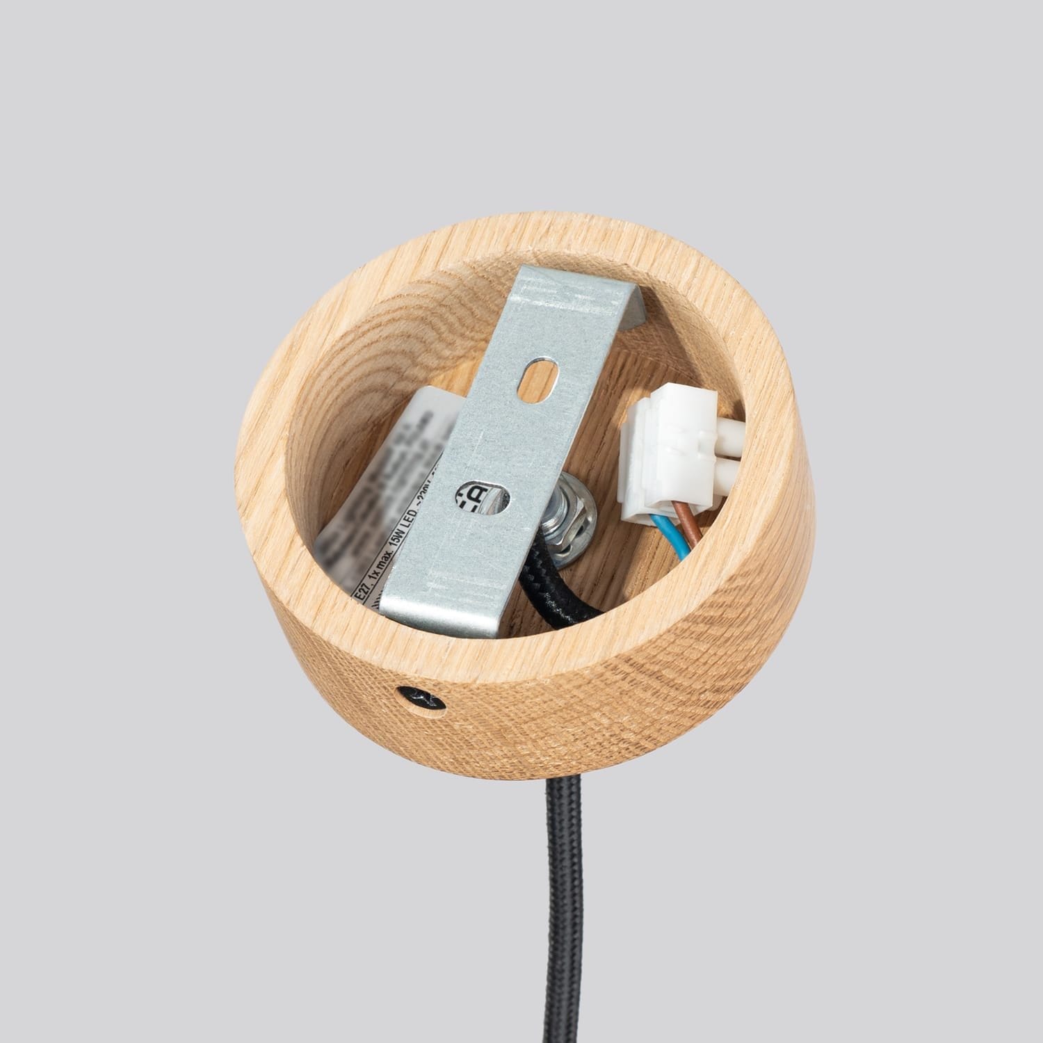 Mab Coastal Concrete & Wood Pendant Mab Coastal Concrete & Wood Pendant