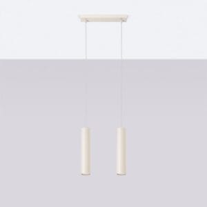 Lagos Farmhouse Cylinder Pendant – Ivory, Twin