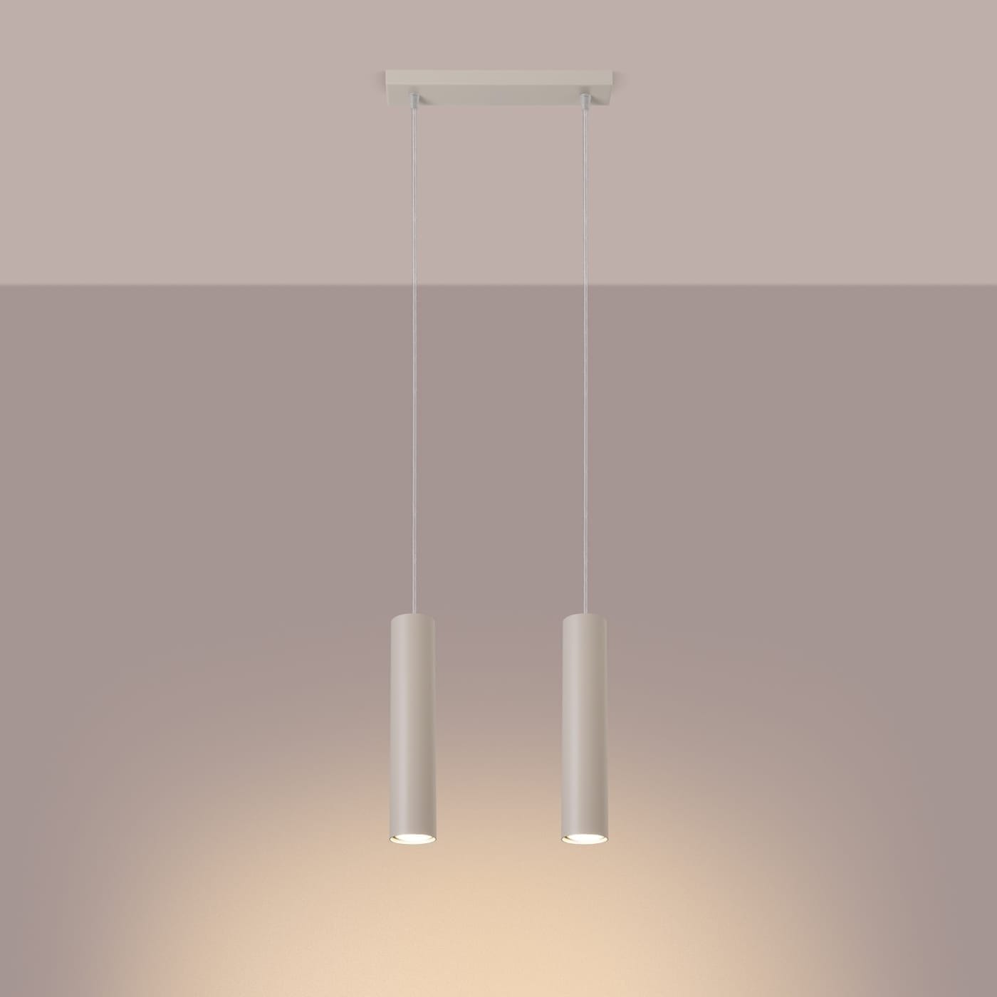 Lagos Farmhouse Cylinder Pendant – Ivory, Twin Lagos Farmhouse Cylinder Pendant – Ivory, Twin