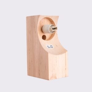 Bulbo Cottage Wood & Glass Light – Single