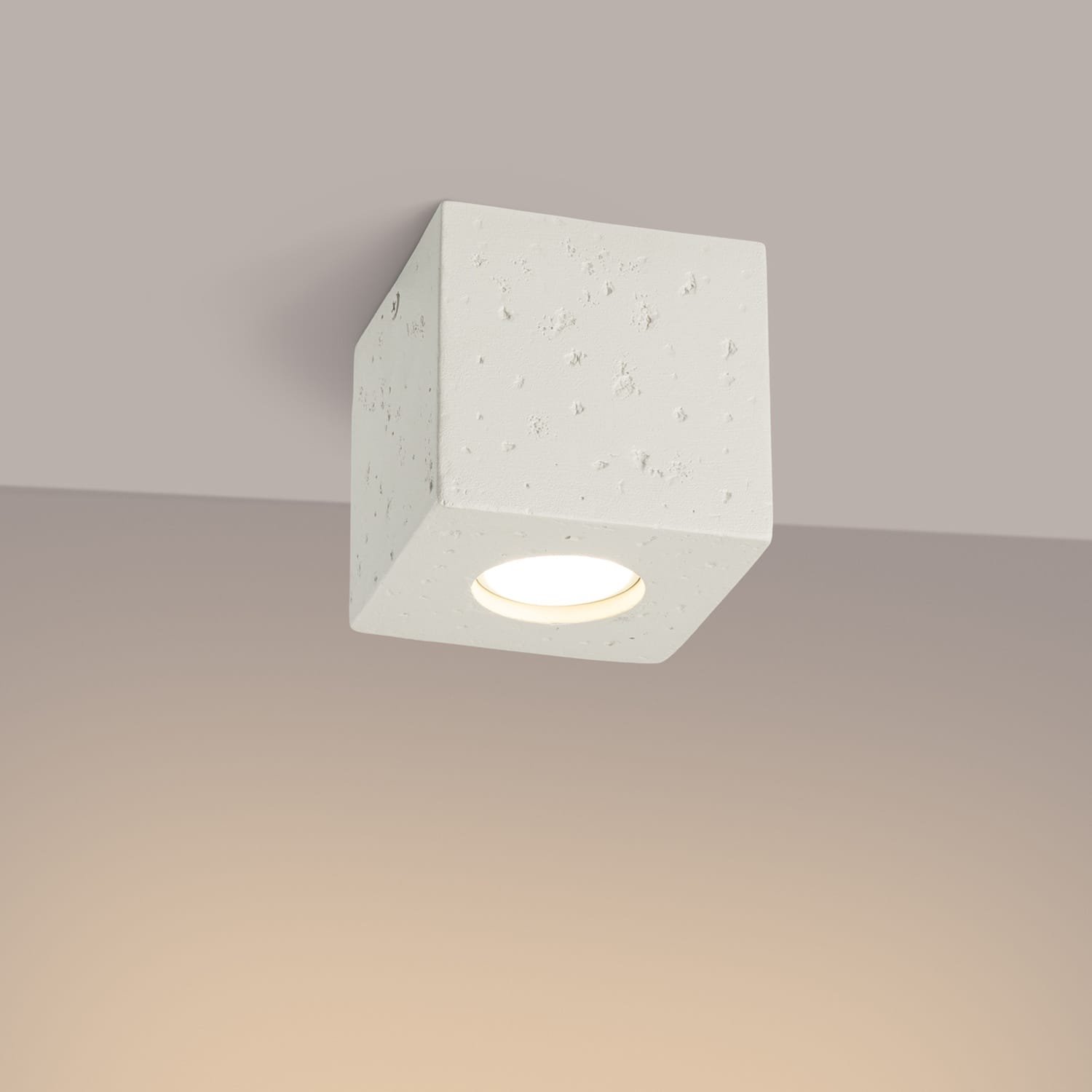 Quad Coastal Sand Concrete Ceiling Light k.jpg