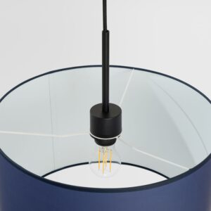 Nevia Coastal Navy Cylinder Pendant