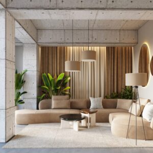 Nevia Tripod Floor Light - Natural