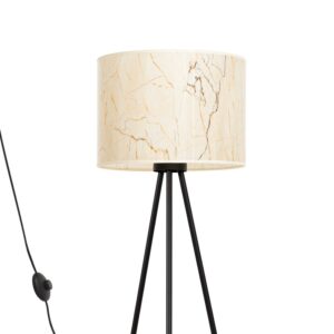 Nevia Tripod Floor Light - Marble