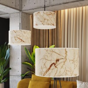 Nevia Tripod Floor Light - Marble