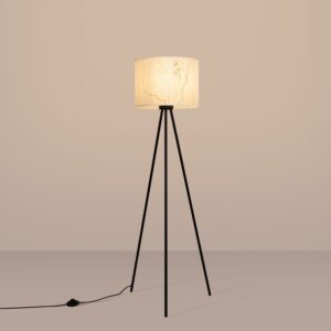 Nevia Tripod Floor Light - Marble