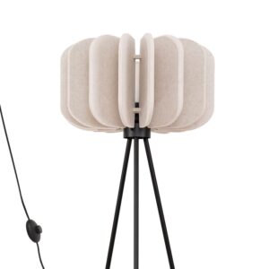 Mula Felt Tripod Floor Light - Natural