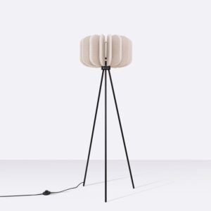 Mula Felt Tripod Floor Light - Natural