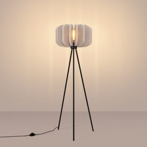 Mula Felt Tripod Floor Light - Natural