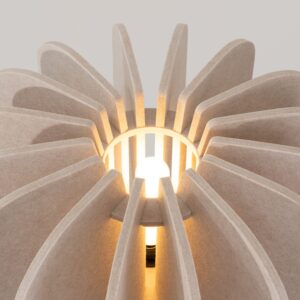 Mula Felt Tripod Floor Light - Natural