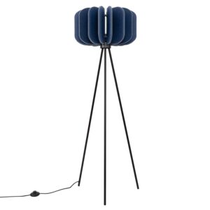 Mula Felt Tripod Floor Light - Navy
