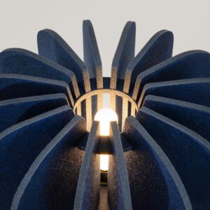 Mula Felt Tripod Floor Light - Navy