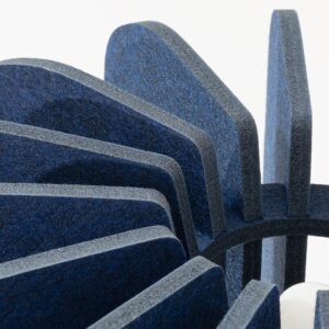 Mula Felt Tripod Floor Light - Navy