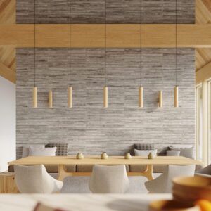 Lino Cottage Wood Wall Light