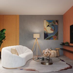 Natt Tripod Floor Light - Natural