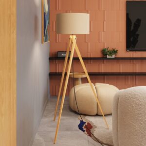 Natt Tripod Floor Light - Natural