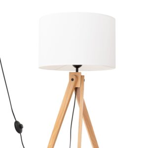 Natt Cottage Tripod Floor Light – White