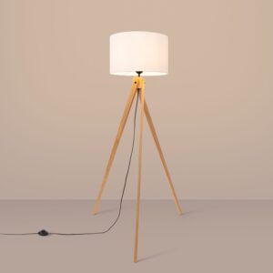 Natt Cottage Tripod Floor Light – White