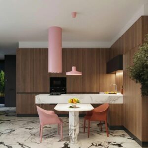 Bilo Cottage Bowl Pendant – Pink
