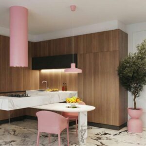 Bilo Cottage Bowl Pendant – Pink
