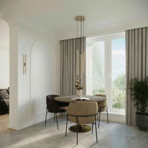 Pastelo Coastal Cylinder Pendant – Taupe, Twin