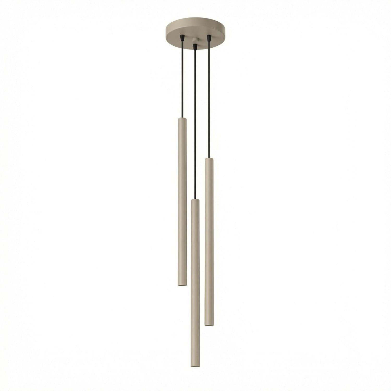 Pastelo Coastal Cylinder Pendant Cluster – Taupe k.jpg