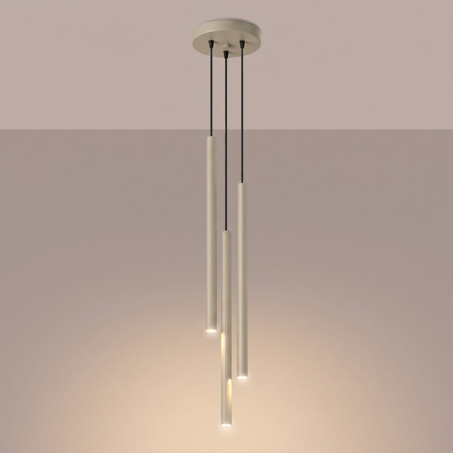 Pastelo Coastal Cylinder Pendant Cluster – Taupe k.jpg