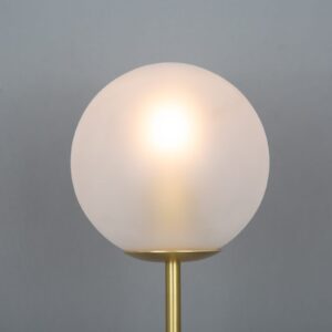 Zapp Marbled Ceramic Glass Ball Table Lamp - Choice Of Glass